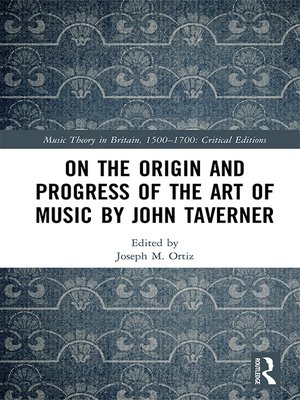 cover image of On the Origin and Progress of the Art of Music by John Taverner